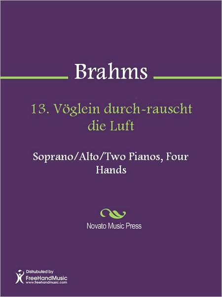 13. Voglein durch-rauscht die Luft