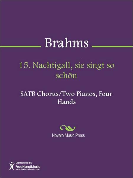 15. Nachtigall, sie singt so schon