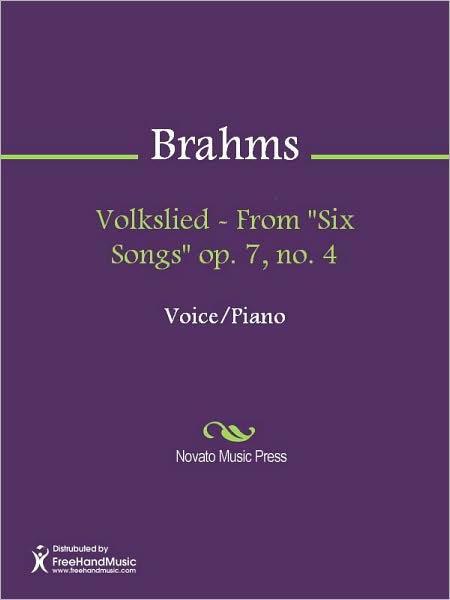 Volkslied - From "Six Songs" op. 7, no. 4