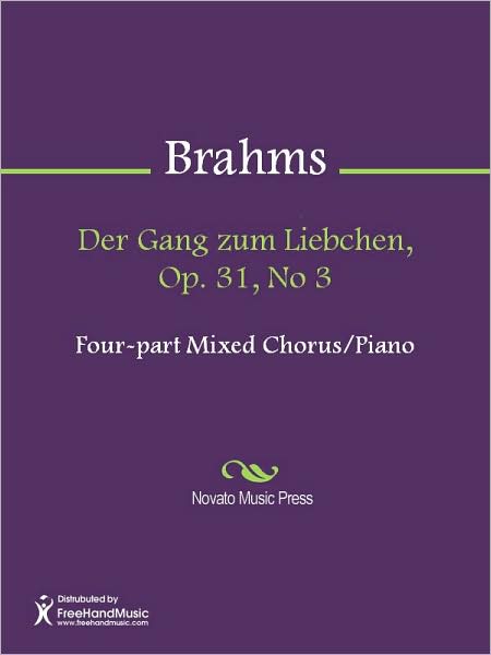 Der Gang zum Liebchen, Op. 31, No 3