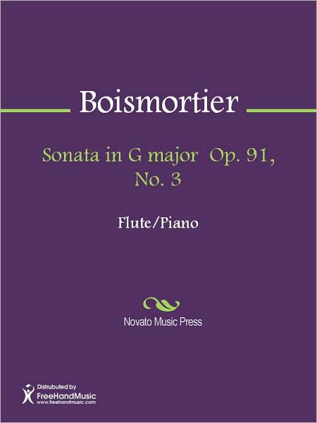 Sonata in G major Op. 91, No. 3