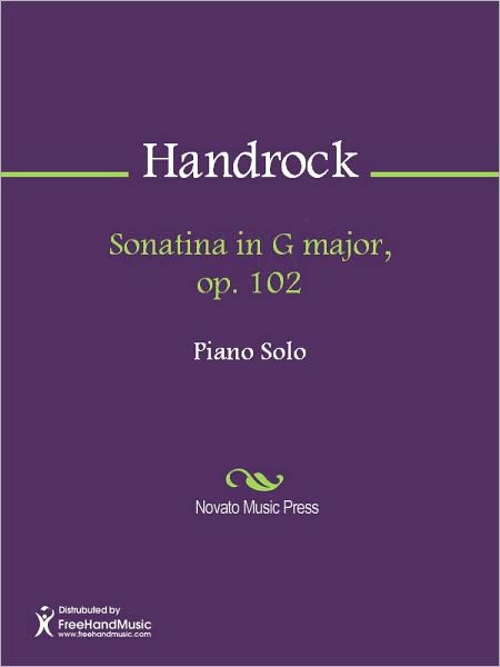 Sonatina in G major, op. 102