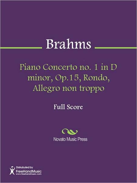 Piano Concerto no. 1 in D minor, Op.15, Rondo, Allegro non troppo