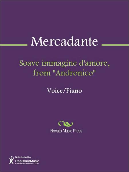 Soave immagine d'amore, from "Andronico"