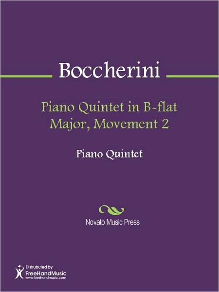 Piano Quintet in B-flat Major, Movement 2