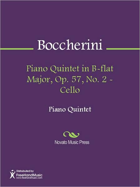 Piano Quintet in B-flat Major, Op. 57, No. 2 - Cello