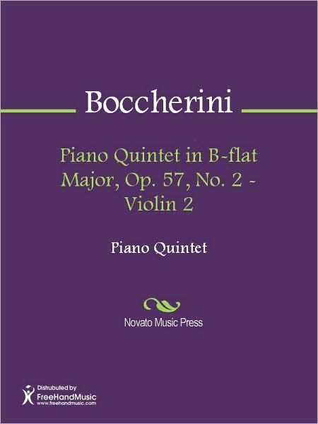 Piano Quintet in B-flat Major, Op. 57, No. 2 - Violin 2