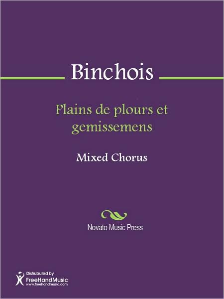 Plains de plours et gemissemens