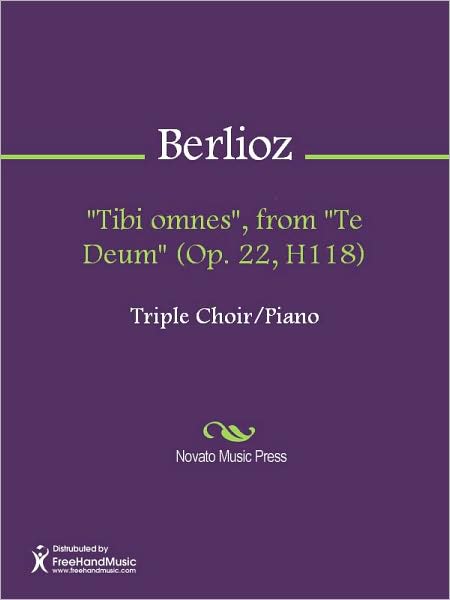 "Tibi omnes", from "Te Deum" (Op. 22, H118)