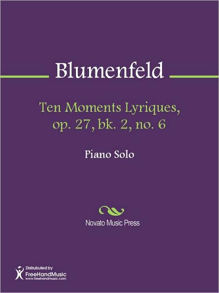 Ten Moments Lyriques, op. 27, bk. 2, no. 6