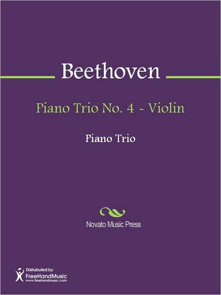 Piano Trio No. 4 - Violin