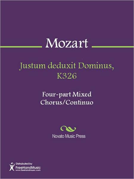 Justum deduxit Dominus, K326