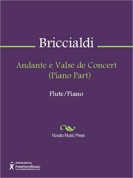 Andante e Valse de Concert (Piano Part)