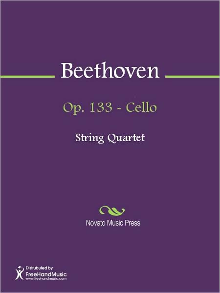 Op. 133 - Cello