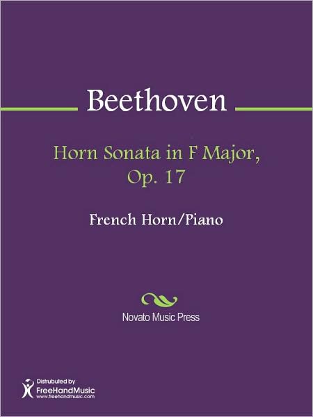 Horn Sonata in F Major, Op. 17