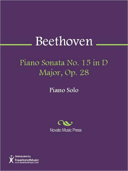 Piano Sonata No. 15 in D Major, Op. 28
