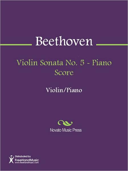 Violin Sonata No. 5 - Piano Score