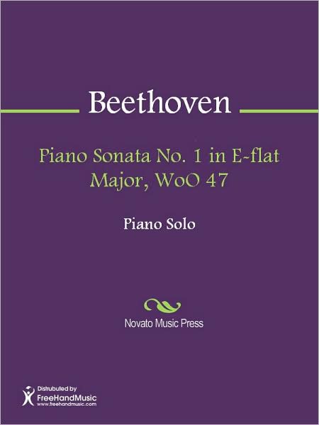 Piano Sonata No. 1 in E-flat Major, WoO 47