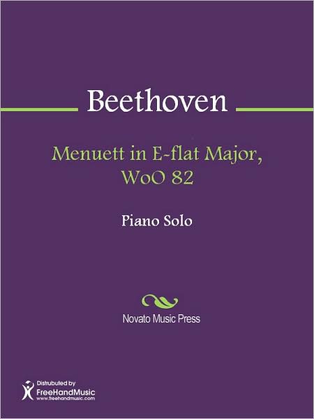 Menuett in E-flat Major, WoO 82