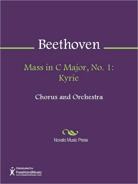 Mass in C Major, No. 1: Kyrie