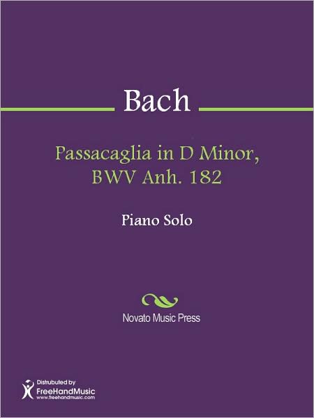 Passacaglia in D Minor, BWV Anh. 182
