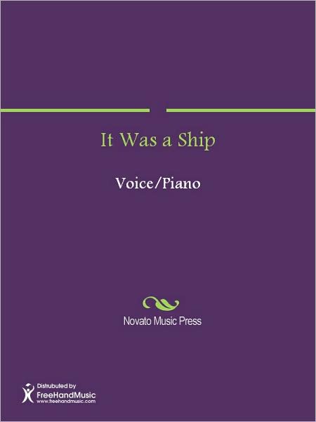 It Was a Ship