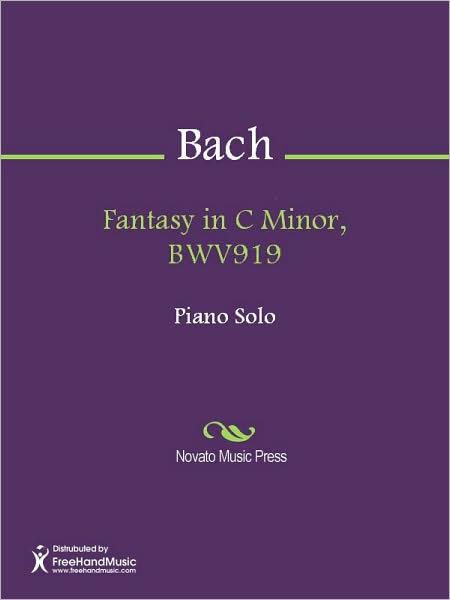 Fantasy in C Minor, BWV919