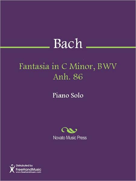 Fantasia in C Minor, BWV Anh. 86
