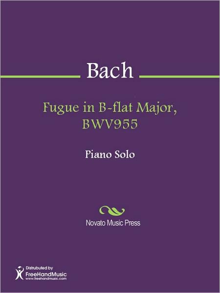 Fugue in B-flat Major, BWV955