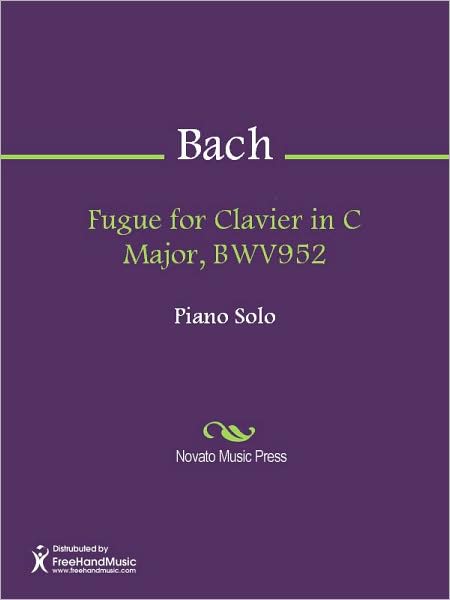 Fugue for Clavier in C Major, BWV952