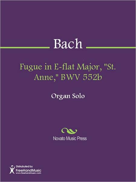 Fugue in E-flat Major, "St. Anne," BWV 552b