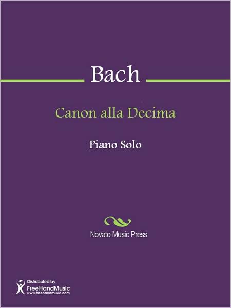 Canon alla Decima