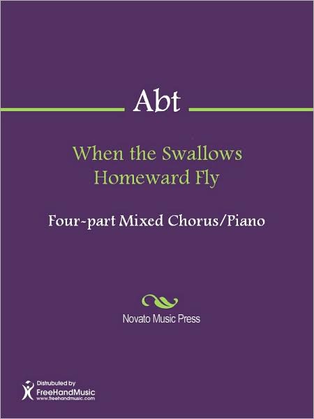 When the Swallows Homeward Fly