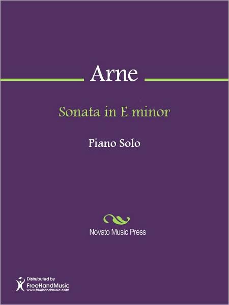 Sonata in E minor