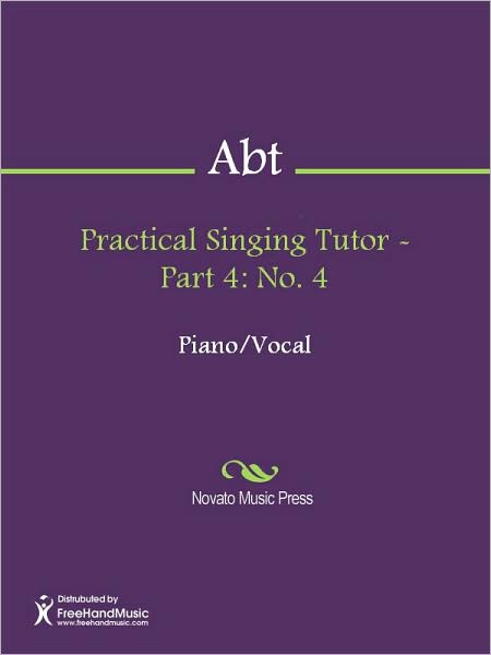 Practical Singing Tutor - Part 4: No. 4