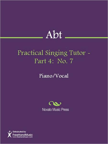 Practical Singing Tutor - Part 4: No. 7