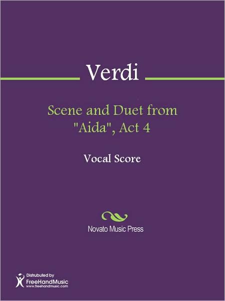 Scene and Duet from "Aida", Act 4