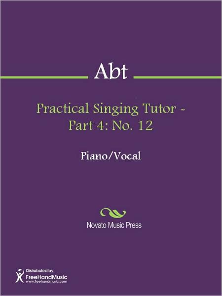 Practical Singing Tutor - Part 4: No. 12