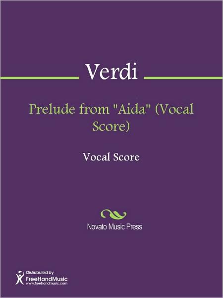 Prelude from "Aida" (Vocal Score)