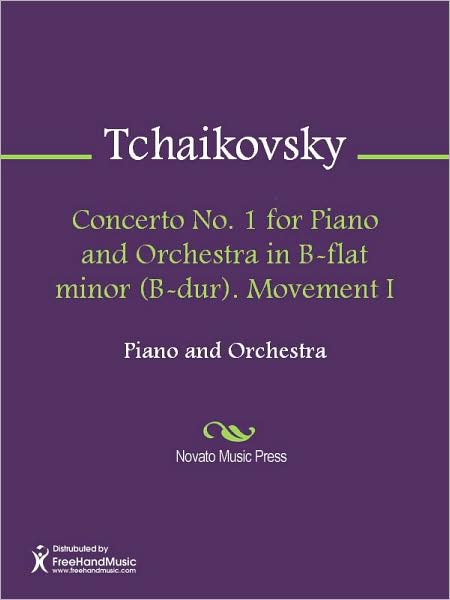 Concerto No. 1 for Piano and Orchestra in B-flat minor (B-dur). Movement I