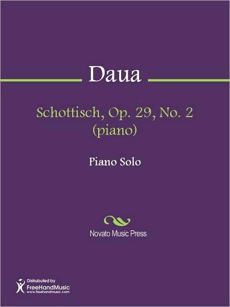 Schottisch, Op. 29, No. 2 (piano)