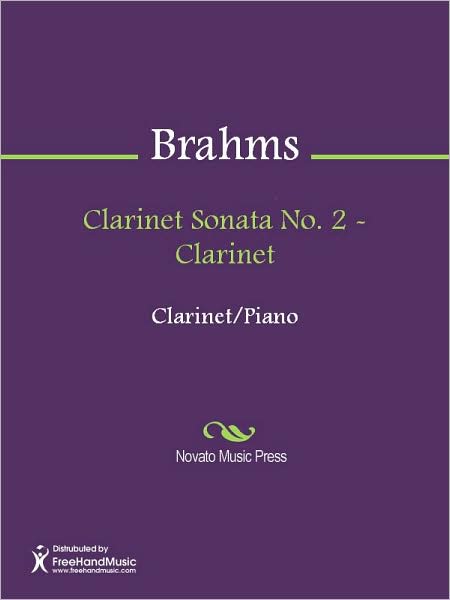 Clarinet Sonata No. 2 - Clarinet