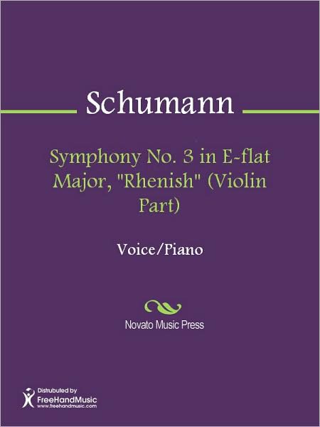 Symphony No. 3 in E-flat Major, "Rhenish" (Violin Part)