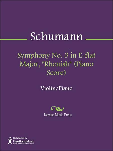Symphony No. 3 in E-flat Major, "Rhenish" (Piano Score)