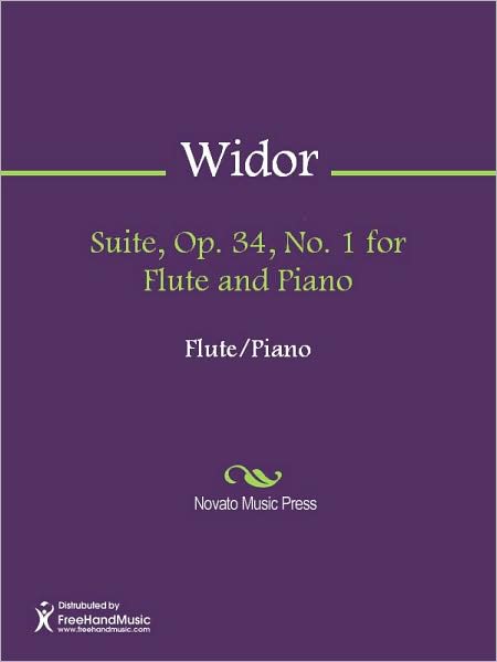 Suite, Op. 34, No. 1 for Flute and Piano