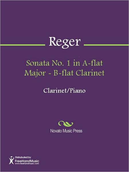 Sonata No. 1 in A-flat Major - B-flat Clarinet