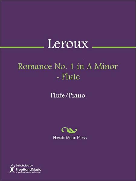 Romance No. 1 in A Minor - Flute