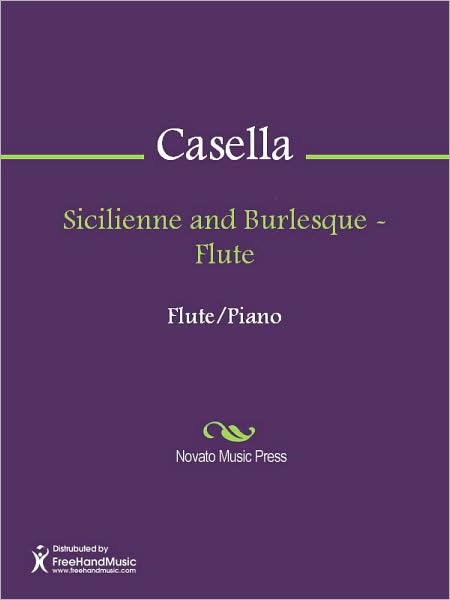 Sicilienne and Burlesque - Flute