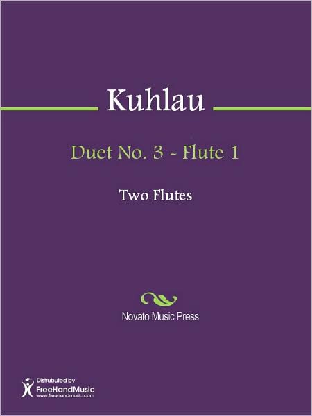 Duet No. 3 - Flute 1