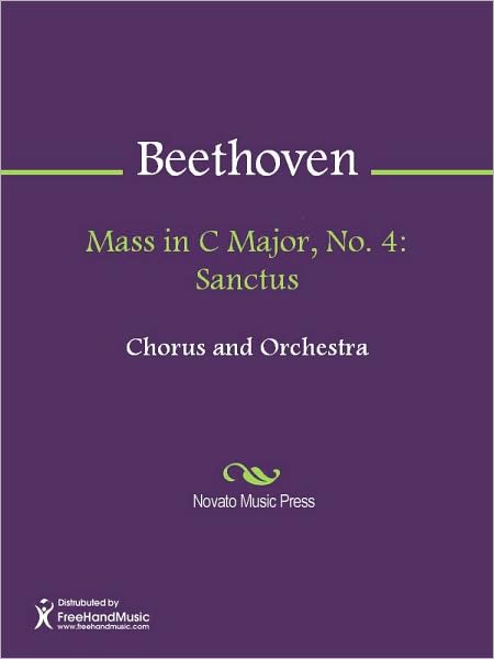 Mass in C Major, No. 4: Sanctus